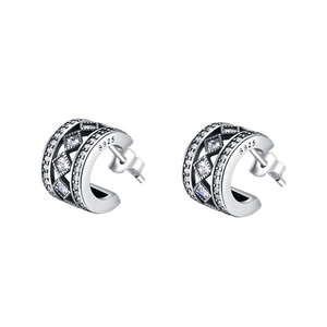 Isabelle Silver Stud Earrings - Soffi Store