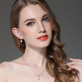 Ella Silver Pearl Pendant Necklace - Soffi Store