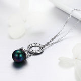 Black Pearl Pendant Necklace - Soffi Store