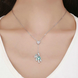 Heart & Bear Pendant Necklace - Soffi Store