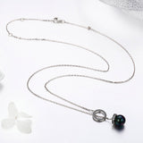 Black Pearl Pendant Necklace - Soffi Store